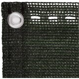 Balkonski zastor tamnozeleni 75 x 300 cm HDPE | Shoptok.si