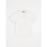 Sinsay Nabrana pamučna bluza | shoptok.hr