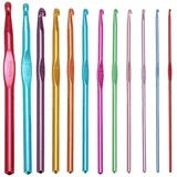 Šivalni komplet s škatlo, set 12 kvačkanih igel, (21635187)