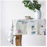 Linen Tales Laneni namizni prt 140x140 cm - Linen Tales Cene
