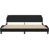  Okvir za krevet Dover crni 193 x 203 cm od umjetne kože | shoptok.hr