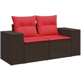  Set sofe 7 kom. Smeđa i crvena 55 x 55 x 69 cm 255 x 255 x 85 cm | shoptok.hr