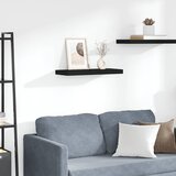  Plutajuća zidna polica crna 60 x 23,5 x 3,8 cm MDF | Eponuda.ba