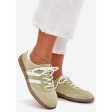 Boto Low Leather Women's Sneakers Lime Ismina | shoptok.hr