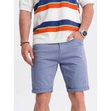 Ombre CHINO men's shorts - light blue