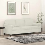  Trosjed s ukrasnim jastucima krem 180 cm baršunasti | shoptok.hr