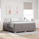  Konstrukcija postelje z vzmetnico Taupe 180 x 200 cm blago, (5000125973) | Shoptok.si