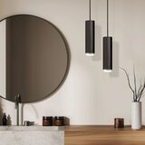  Kupatilski luster na sajli TURYN 1xGU10/10W/230V IP44, crne boje | Eponuda.com