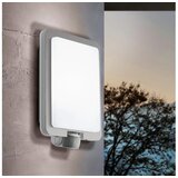 Eglo mussotto spoljna zidna lampa/1, e27, sa senzorom, čelik/bela | Eponuda.com