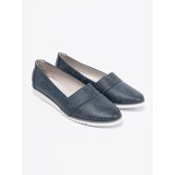 GOODIN Navy blue loafers with a white sole | ePonuda.com