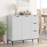  Kreveta Visoki sjaj bijela 89,5 x 33 x 82 cm Konstruirano drvo | shoptok.hr