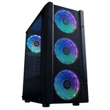 Hiditec Atx Box V30M Argb Midi Tower Black, (21408484) Cene