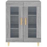 vidaXL Komoda siva sonoma 69,5x34x90 cm inženirski les | Shoptok.si