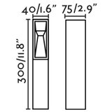Faro 70939 - LED Spoljašnja lampa TIL LED/3W/24V CRI 90 IP65 braon | Eponuda.com