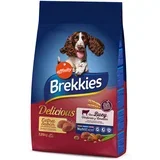 Brekkies Delicious govedina - Varčno pakiranje: 2 x 7,25 kg
