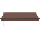 Tenda na automatsko uvlačenje s LED smeđa 350 x 250 cm | Eponuda.com