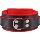 Dominate Me Leather Collar D31 Black-Red