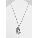 Urban Classics Pray Hands Necklace Silver Cijene