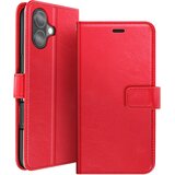 Oem Mayaxess, Denarnica za iPhone 17 z zapestnim trakom in funkcijo stojala, Rdeča, (5000193321) | Shoptok.si