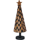 vidaXL Božično drevo z stojalom Rjava 90 cm Trdna tikovina | Shoptok.si