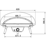 LE FEU Plinska pizza peč Turtle Motion 830100, (5000007986) | Shoptok.si