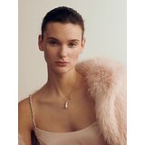 Reserved ogrlica z obeskom iz naravnih biserov - srebrna | Shoptok.si
