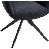 Livetastic NASLANJAČ, les, kovina, tekstil črna | Shoptok.si