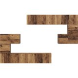 vidaXL Komplet TV omaric 8 pcs Staro les Srednja 30.5 x 30 x 30 cm | Shoptok.si