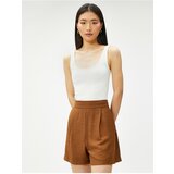 Koton shorts - brown - normal waist Cene