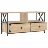 TV ormarić boja hrasta sonome 90 x 33 x 45 cm od drva i željeza | shoptok.hr