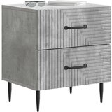  Noćni ormar s ladicama 2 pcs Betonska siva 43 x 34,5 x 47,5 cm | Eponuda.com