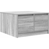  Stol za kavu s ladicama sivog sonome 70,5x70x40 cm | Eponuda.com
