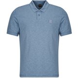 Boss Polo majice kratki rokavi Pe linenlogo Modra Cene