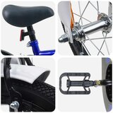  Otroško Kolo 16 Palcev za 4-6 let Modro belo - - Bela - 11.3 - 112,5 x 51 x 75 cm - 2025- | Shoptok.si