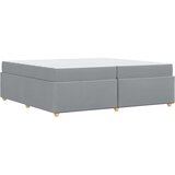  Krevetna konstrukcija Svijetlo siva 200 x 200 cm tkanina | shoptok.hr