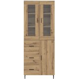  Highboard 2 kom. Umjetnički hrast 69,5 x 34 x 180 cm | shoptok.hr