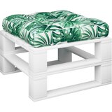  Jastuk za palete s uzorkom lišća 50 x 50 x 12 cm od tkanine | shoptok.hr