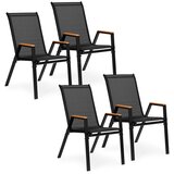 Multi Garden set od 4 vrtne stolice, set za terasu i balkon, crne boje Cijene