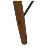 Ixia Črna kovinska mizica 60x109,5 cm Oslo – | Shoptok.si