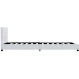  Okvir za krevet od umjetne kože bijeli 100 x 200 cm | shoptok.hr