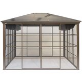  Sojag aluminijski paviljon Castel s limenim krovom i komarnicima - 297x362x283cm | shoptok.hr