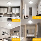 Aigostar LED nadgradno stropno svetlo LED/9W/230V 6000K 12,2x12,2 cm belo | Eponuda.com