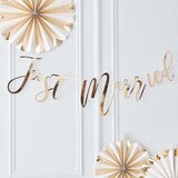 Ginger Ray® viseči napis just married gold | Shoptok.si
