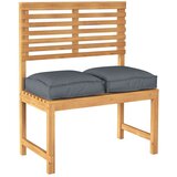 vidaXL Vanjski jastučić Set od 2 Antracit Poliester 40 x 40 x 8 cm | shoptok.hr