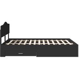  Okvir za krevet Crna 140 x 190 cm Konstruirano drvo | shoptok.hr