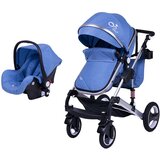 Jungle kolica za bebe 2u1 oxy blue, 0m+ Cene