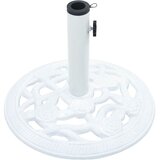  Stalak za suncobran bijeli 9 kg 40 cm od lijevanog željeza | shoptok.hr