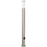 vidaXL Stebriček z vtičnico 110 cm nerjaveče jeklo IP44, (5000297024) | Shoptok.si