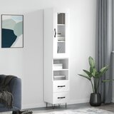 The Living Store Visoka omara bela 34,5x34x180 cm inženirski les - Visoka Omara, (21661077) | Shoptok.si