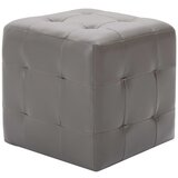 Furnova Nočne omarice 2 kosa umetno usnje 30x30x30 cm sive, (21926271) | Shoptok.si